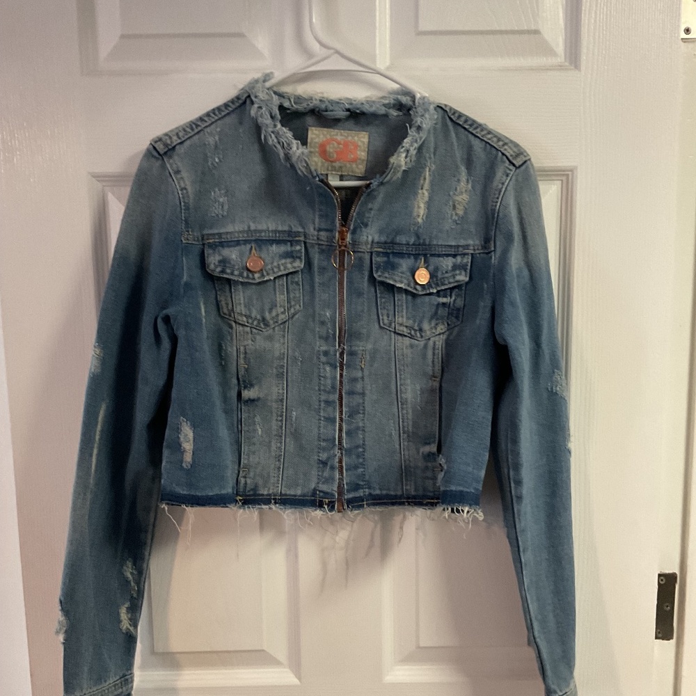 Gianni Bini crop denim jacket
